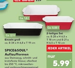 Auflaufform groß im Kaufland Prospekt Auflaufform groß von SPICE&SOUL im aktuellen Kaufland Prospekt für 5,99 €