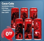 verschiedene Sorten im Angebot bei Getränke Hoffmann in Falkensee verschiedene Sorten Angebote von Coca-Cola bei Getränke Hoffmann Falkensee für 0,99 €