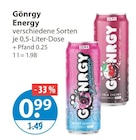 Energy im Angebot bei V-Markt in Kaufbeuren Energy Angebote von Gönrgy bei V-Markt Kaufbeuren für 0,99 €
