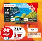 Téléviseur 4K 43" à Super U dans L'Île-Rousse