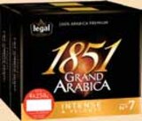 CAFÉ MOULU 1851 GRAND ARABICA INTENSE - LEGAL en promo chez Intermarché Nancy à 8,08 €