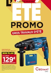 Catalogue Bricolage Gedimat en cours à Maurs et alentours, "L'ÉTÉ PROMO : GROS TRAVAUX D'ÉTÉ", 16 pages, 02/07/2025 - 26/07/2025