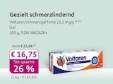 Schmerzgel forte 23,2 mg/g bei mea - meine apotheke im Prospekt "" für 16,75 €