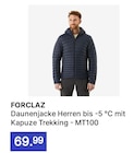 Daunenjacke Heeren bis - 5C mit Kapuze von FORCLAZ im aktuellen Decathlon Prospekt für 69,99 €