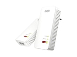 Powerline 1240 AX WLAN Set, (Wi-Fi 6) Gigabit-Adapter 1200 Mbit/s Kabellos und Kabelgebunden im MediaMarkt Saturn Prospekt Powerline 1240 AX WLAN Set, (Wi-Fi 6) Gigabit-Adapter 1200 Mbit/s Kabellos und Kabelgebunden von FRITZ! im aktuellen MediaMarkt Saturn Prospekt für 137,99 €
