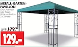 Aktuelles Metall-Garten-Pavillon Angebot bei Wreesmann in Cottbus ab 129,00 €