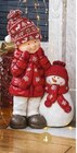 Promo Figurine enfant et bonhomme de neige à 49,99 € dans le catalogue Truffaut ""