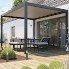Pergola bioclimatique autoportante motorisée aluminium Breva coloris gris Klikstrom 3 x 4 m - Klikstrom - Castorama à Joué-lès-Tours Pergola bioclimatique autoportante motorisée aluminium Breva coloris gris Klikstrom 3 x 4 m - Klikstrom en promo chez Castorama Joué-lès-Tours à 1 990,90 €