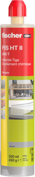 Scellement fischer ht ii 300t gris