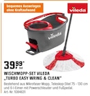 WISCHMOPP-SET VILEDA "TURBO EASY WRING & CLEAN" von Vileda im aktuellen OBI Prospekt