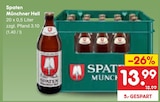 Münchner Hell Angebote von Spaten bei Netto Marken-Discount Neumünster für 13,99 €