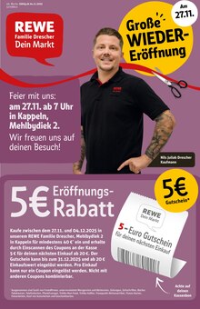 REWE Prospekt Kappeln "Dein Markt" mit 36 Seiten