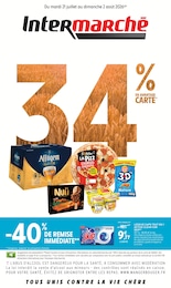 Catalogue Intermarché Super à Avallon, avec 24 pages Prospectus Intermarché Super à Avallon, "34% EN AVANTAGE CARTE", 24 pages, 21/07/2026 - 02/08/2026