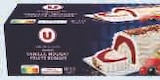 Buche Glacee Vanille Nougat Fruits Rouges - U - U Express à Angers Buche Glacee Vanille Nougat Fruits Rouges - U en promo chez U Express Angers à 3,12 €