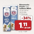 Frische Milch von Bärenmarke für 1,11 € bei combi im Angebot Frische Milch von Bärenmarke im aktuellen combi Prospekt