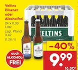 Netto Marken-Discount Barßel - Pilsener oder Alkoholfrei Angebot im Prospekt Pilsener oder Alkoholfrei bei Netto Marken-Discount im Barßel Prospekt für 9,99 €