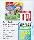 Mini-Würstchen von Ferdi Fuchs im aktuellen EDEKA Prospekt