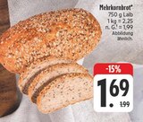EDEKA Weiden - Mehrkornbrot Angebot im Prospekt Mehrkornbrot bei EDEKA im Weiden Prospekt für 1,69 €