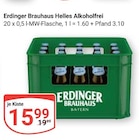 Helles Alkoholfrei Angebote von Erdinger Brauhaus bei GLOBUS Neuwied für 15,99 €