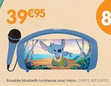 Enceinte bluetooth lumineuse avec micro - Disney à 39,95 € dans le catalogue B&M
