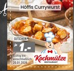 Höffis Currywurst Angebote von Kochmütze Restaurant bei Höffner Ludwigshafen für 1,00 €