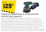 Ponceuse excentrique Ø 125 mm 230 W en coffret avec abrasifs à Tout Faire dans Saint-Sauvy Ponceuse excentrique Ø 125 mm 230 W en coffret avec abrasifs à Tout Faire dans Saint-Sauvy