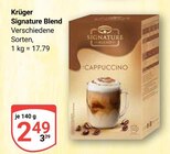 Signature Blend Cappuccino Angebote von Krüger bei GLOBUS Neustadt für 2,49 €