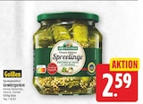 kleine Gürkchen von Spreewaldhof für 2,59 € bei E center im Angebot kleine Gürkchen von Spreewaldhof im aktuellen E center Prospekt