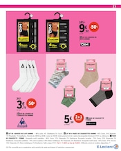 Promos Lingerie Femme dans le catalogue "Vague de fraîcheur sur votre budget" de E.Leclerc Lingerie Femme en promo dans le catalogue E.Leclerc à la page 23