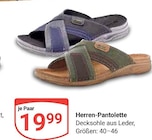 Aktuelles Herren-Pantolette Angebot bei GLOBUS in Ludwigshafen (Rhein) ab 19,99 €