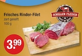 Frisches Rinder-Filet von Schiller Fleisch im aktuellen V-Markt Prospekt für 3,99 €