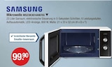 Mikrowelle MS23K3614AW/EG im V-Markt Prospekt Mikrowelle MS23K3614AW/EG von Samsung im aktuellen V-Markt Prospekt für 99,90 €