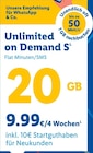 Unlimited on Demand S Angebot in Obertrubach Unlimited on Demand S im aktuellen Prospekt bei Lidl in Obertrubach