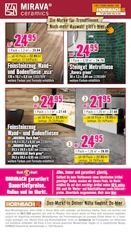 Fliesen im Hornbach Prospekt "Andere feiern Tore, du dein Projekt" mit 30 Seiten (Wiesbaden)
