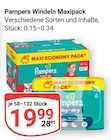 Windeln Maxipack im Angebot bei GLOBUS in Neuwied Windeln Maxipack Angebote von Pampers bei GLOBUS Neuwied für 19,99 €
