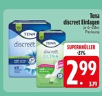 discreet im EDEKA Prospekt discreet von Tena im aktuellen EDEKA Prospekt für 2,99 €