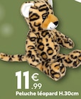 Peluche léopard en promo chez Maxi Bazar Villeneuve-d'Ascq à 11,99 €