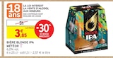 Bière blonde IPA - Météor - Intermarché à Saint-Nazaire Bière blonde IPA - Météor en promo chez Intermarché Saint-Nazaire à 3,85 €