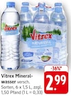 Mineralwasser im Angebot bei E center in Neustadt Mineralwasser Angebote von Vitrex bei E center Neustadt für 2,99 €