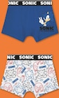 Lot de 2 boxers enfant - Sonic en promo chez Netto Lot de 2 boxers enfant - Sonic dans le catalogue Netto