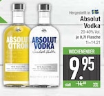 Vodka von Absolut im aktuellen EDEKA Prospekt für 9,95 €