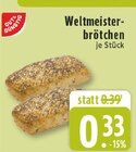 Aktuelles Weltmeisterbrötchen Angebot bei E center in Bielefeld ab 0,33 €