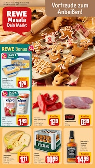REWE Prospekt der Woche "Dein Markt" Seite 1, 17.11.2025 bis 22.11.2025 für Burgstetten Aktueller REWE Prospekt "Dein Markt" Seite 1 von 26 Seiten für Burgstetten