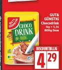 Chocodrink von Gut & Günstig für 4,29 € bei EDEKA im Angebot Chocodrink von Gut & Günstig im aktuellen EDEKA Prospekt