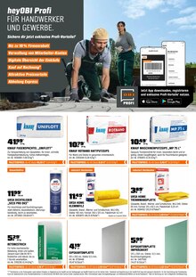 Fugenspachtel im OBI Prospekt "BIBERSTARKE ANGEBOTE" mit 25 Seiten (Stuttgart)