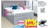Boxspringbett Chicago im aktuellen SB Möbel Boss Prospekt
