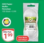 Papier-Muffin-Förmchen im Angebot bei GLOBUS in Weinheim Papier-Muffin-Förmchen Angebote von OHO bei GLOBUS Weinheim für 1,99 €