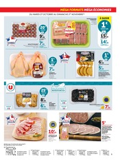 Promos Viande dans le catalogue "MÉGA FORMATS MÉGA ÉCONOMIES" de Hyper U Viande en promo dans le catalogue Hyper U à la page 9