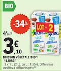 Boisson végétale bio - Bjorg dans le catalogue E.Leclerc
