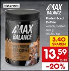 Proteinprodukte im Netto Marken-Discount Prospekt Protein Iced Coffee von MAX BALANCE im aktuellen Netto Marken-Discount Prospekt für 13,59 €